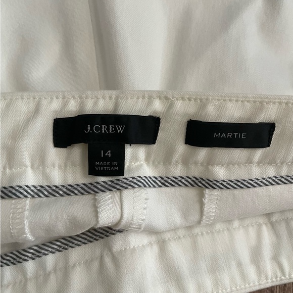 J. Crew Martie Ankle Pants in Ivory Size14 - Picture 3 of 4